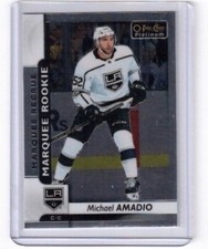 2017-18 O Pee Chee Platinum Marquee Rookie Card # 199 Michael Amadio LA Kings
