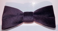 NWT in Box Boys Appaman Fine Tailoring Bowtie Velvet Eggplant Adjustable Clip OS