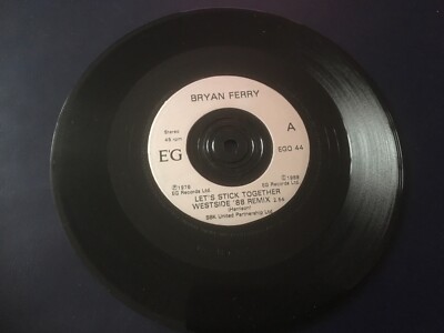 BRYAN FERRY - Let s Stick Together/ Trash 1988 vinyl near mint