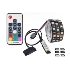 SATA RGB LED Strip Light for pc case Remote Control Computer Case Adhesive tape