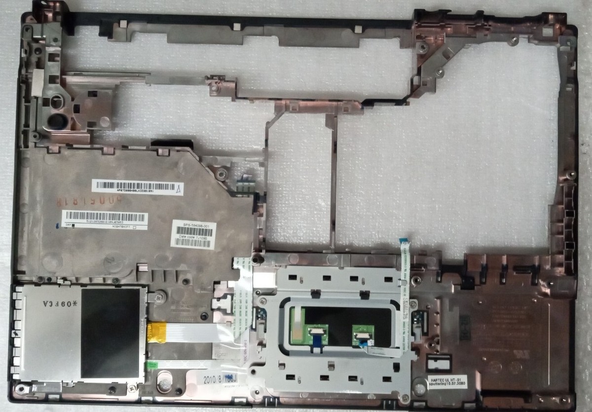 Genuine HP EliteBook 8440P Palmrest w/Touchpad 594098-001 - 592981 