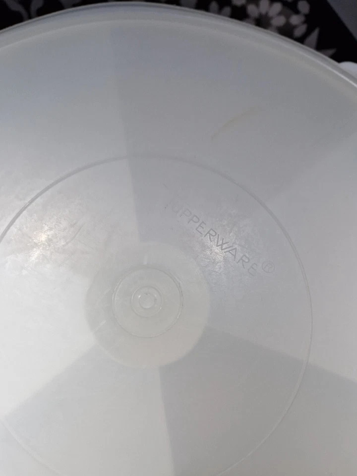 Tupperware  / Plat à 6 compartiments Serviteur à Gateau crudités vintage 33 cm - Photo 3/4