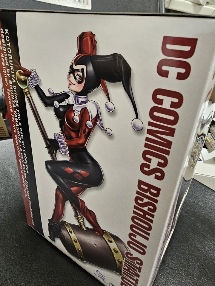 Estatua exclusiva de Bishoujo Harley Quinn 2013 Kotobukiya edición limitada 3000 SDCC Foto 3 de 4