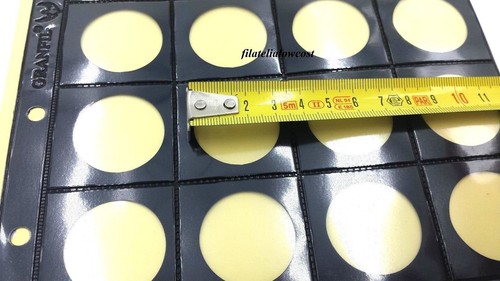 Foglio Monete 2 Euro 33 MM Diametro Granfil Con Cartoncino Pack 10 Pezzi - Picture 6 of 8