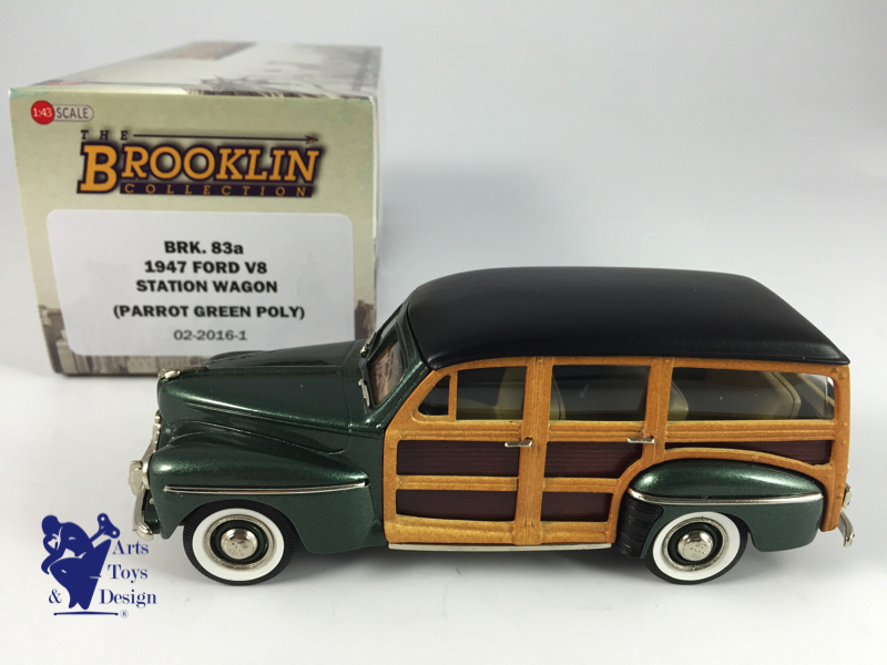 Ford V8 Woody 1947 miniature 1/43 Brooklin ravive la nostalgie des routes américaines