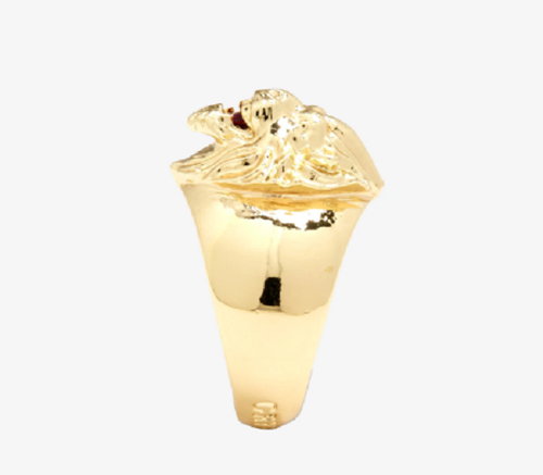 HARRY POTTER© SIGNET RING GRYFFINDOR © HUFFLEPUFF © SIZE 7 #harrypotterrings - Picture 8 of 32