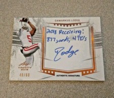 2015 Leaf Trinity Inscriptions Auto #A-DL2 Damarkus Lodge Buccaneers /60