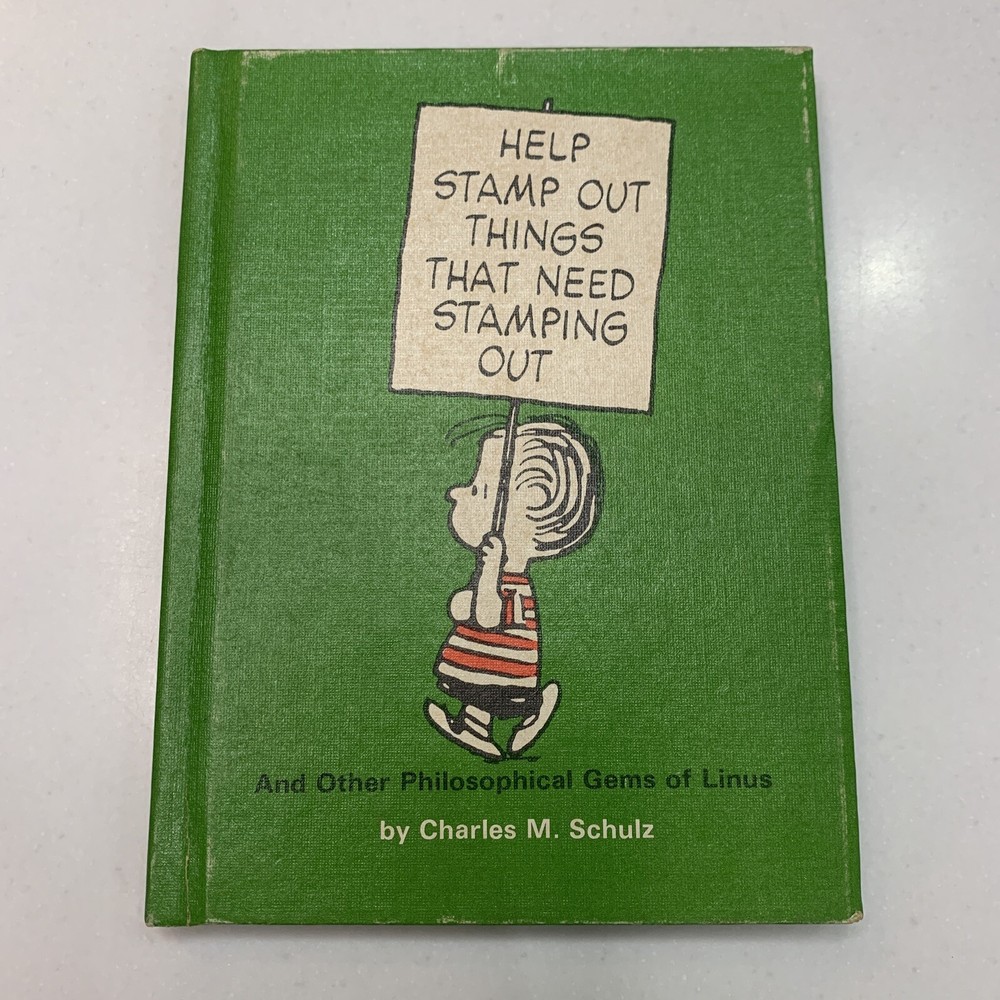 Help Stamp Out Things That Need Stamping Out Charles  M.Schulz Peanuts character