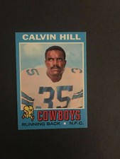 1971 TOPPS FOOTBALL SUPER HIGH GRADE SET BREAK #217 CALVIN HILL NM-MT+