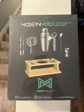 Modern Mixology Cocktail Shaker Set, 7pc, Stainless Steel, New In Box