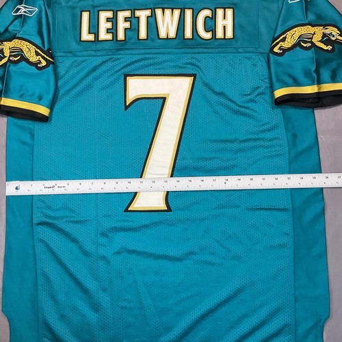 New Reebok Byron Leftwich Jacksonville Jaguars VTG 00's Authentic Jersey Sz 50 - Picture 14 of 15