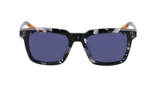 New SHINOLA by Flexon SH-1500S 005 Black Tortoise Sunglasses with Blue/Grey Lens - Picture 2 of 4