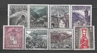 1963-1964 SPANISH ANDORRA FULL YEAR SERIES VARIOUS TYPES EDIFIL 60-67** MNH