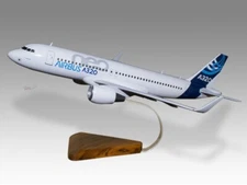 Airbus A320-200 House Colours Desk Wood Airplane New Model Small Scale 1/130