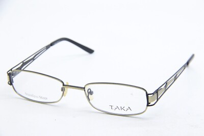 TAKA T2656 PEWTER BLACK AUTHENTIC FRAMES EYEGLASSES 52-18