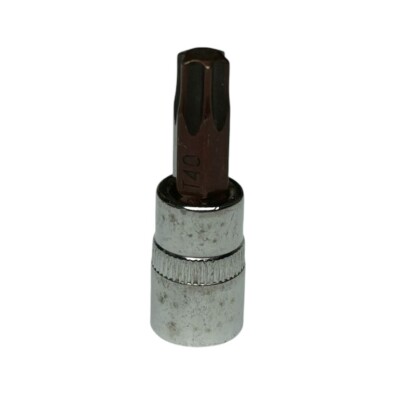 T40 Torx Star 1/4  Drive Screwdriver Bit Socket