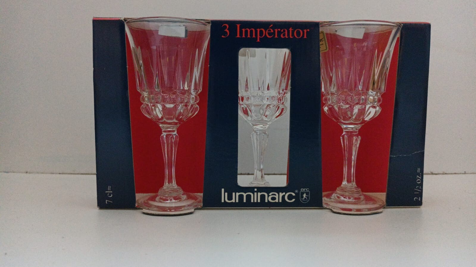 Luminarc Imperator 7cl Schnappsgläser, 3er Pack, OVP
