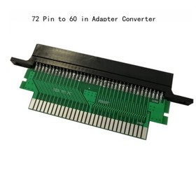 72 to 60 Pin Adapter Converter Play NES Game on Famicon NTSC PAL