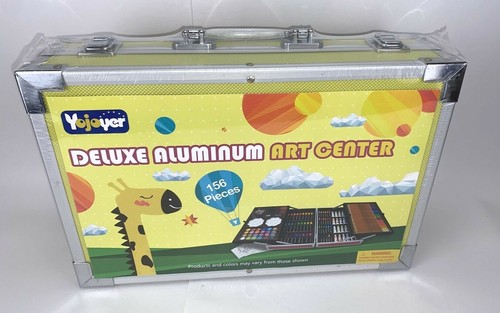Yojoyer Deluxe Aluminium Art Center mit tragbarem Aluminiumkoffer Gelb Neu - Bild 10 von 12