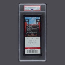 JJ Wetherholt Signed Ticket MLB Debut Psa 8 Auto 10  St. Louis Cardinals Auto