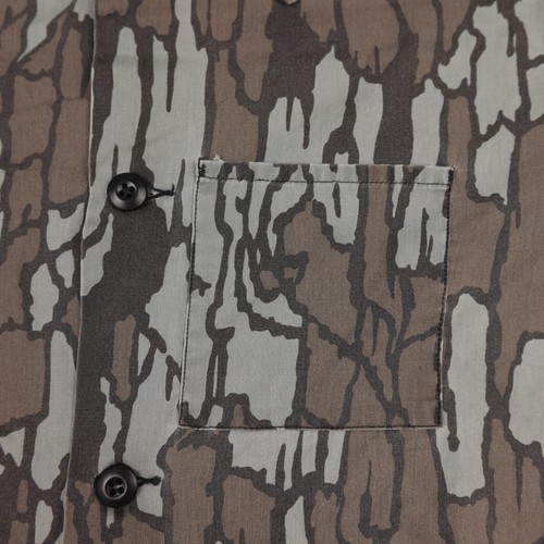 Vintage Trebark Jacket Mens Medium Brown Gray Camo Workwear Made USA 80s Hunting - Picture 7 of 12