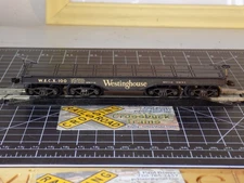 HO-gauge 8-axle HD Flatcar die cast, spring trucks knuckle couplers box (120890)