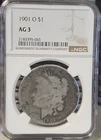 1901-O $1 MORGAN SILVER DOLLAR ....(90% silver)....we have combine shipping...