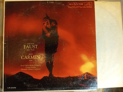 Gounod~Faust Bizet~Carmen Gibson~Royal Orchestra~RCA LM2449 MONO LP 12''~1960~ EX