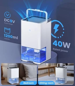 Electric Dehumidifier for Mold - 1200ml