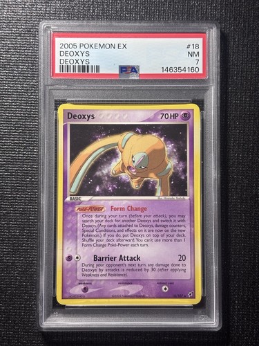 Deoxys graded PSA 7 for sale on eBay