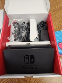 Nintendo Switch With Kirby Case Original Box And Memory Card