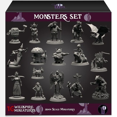Monsters Pack für DND Miniatures Booster 16 Minis