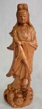 Kwan-yin Guan Yin Göttin Holzstatue ca. 30cm  Handarbeit
