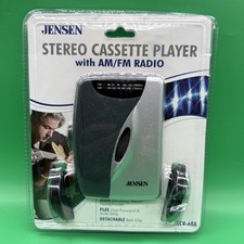 Jensen SCR-68C Stereo Cassette Player with AM/FM Radio WALKMAN Sealed Package
