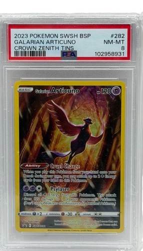 Galarian Articuno graded PSA 8 for sale on eBay