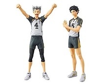 Haikyu  DXF Figure vol.10 All 2set K tar Bokuto Keiji Akaashi 17cm Banpresto