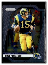 Vince Ferragamo 2024 Panini Prizm #174 Los Angeles Rams Chrome Football Card
