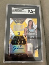 2024 Select WNBA Draft Selections Angel Reese Auto RC SGC 9.5 NM+ DSS-AR