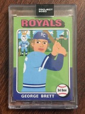 Topps Project 2020 Card 102 1975 George Brett by Keith Shore  