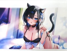 Tapiz Neko Mimi Junai Nyan B2 51,4x72,8 orejas de gato anime