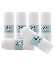 Bamboo Baby Washcloths HIPHOP PANDA 6 Pack Ultra Soft