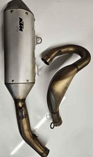 Full Exhaust System Front Pipe Rear Exhaust Silencer For KTM SXF 450 2019-2022