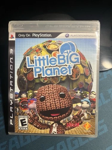Little Big Planet PS3 Black Label (Sony PlayStation 3, 2008) New -Factory Sealed