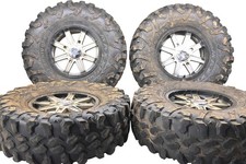 11 Polaris Sportsman 550 Xp Eps 4x4 Front Rear Wheels Rims Tires 30x10-14