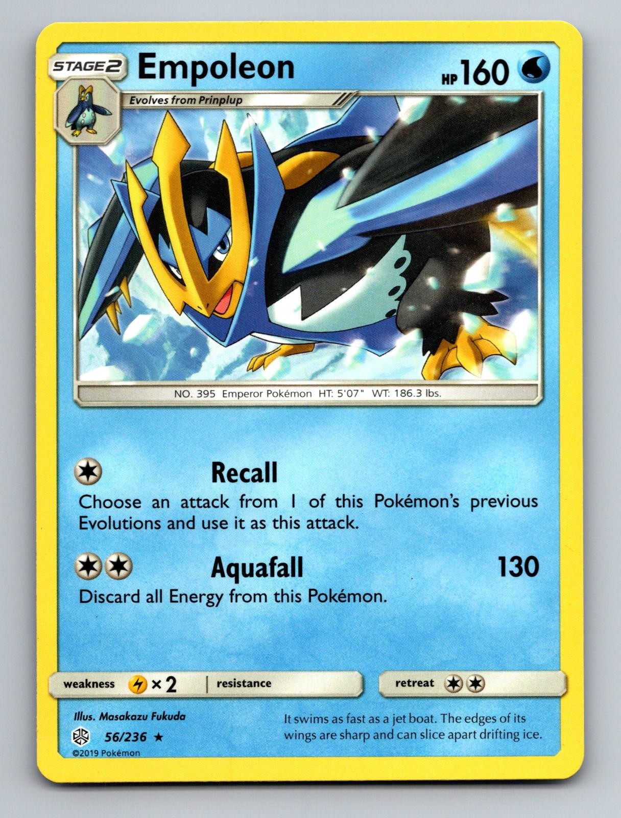 Empoleon 56/236 Rare Cosmic Eclipse Pokemon
