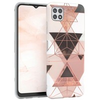 FüR Samsung Galaxy A22 5G Imd SchutzhüLle Tpu Handy HüLle Case Back Rosa Braun