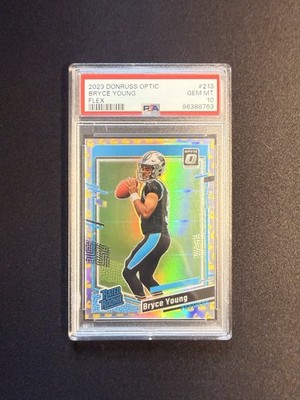 2023 Panini Donruss Optic - Rated Rookie Bryce Young #213 Flex Prizm /149 PSA 10
