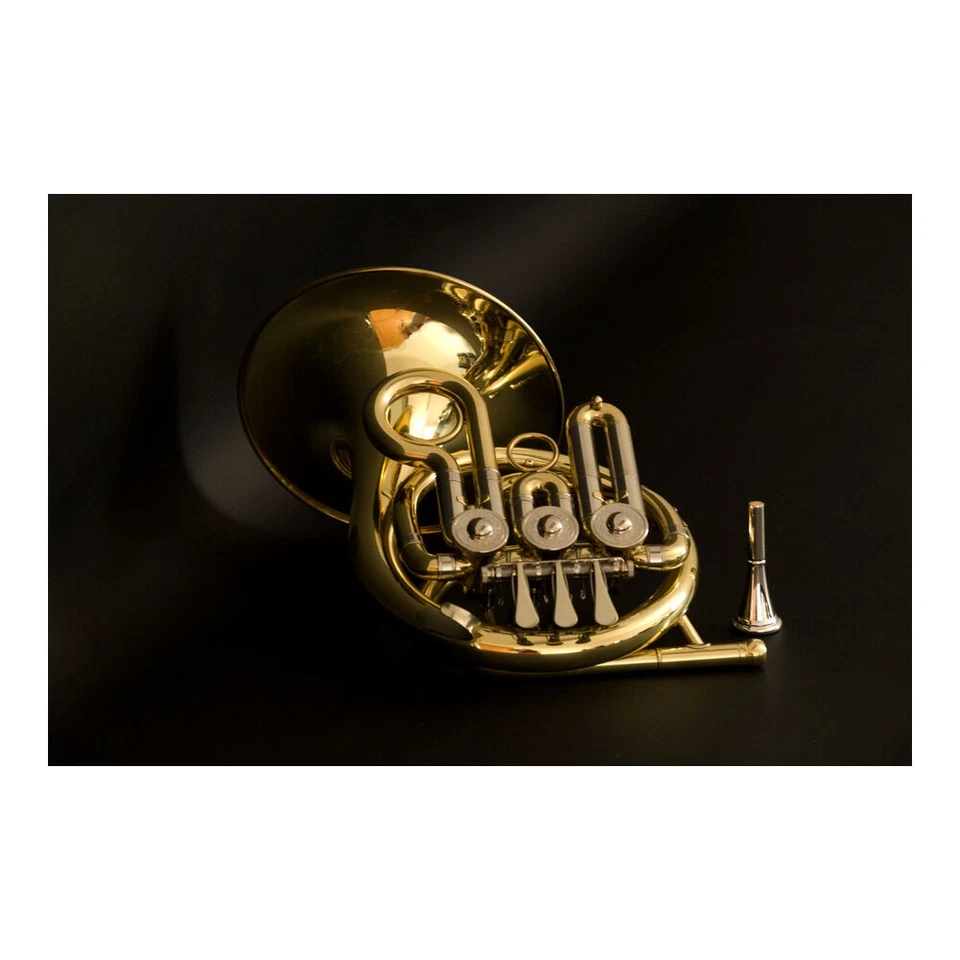 John Packer JP905 Mini Bb French Horn Musical Instrument - Brass Lacquer - image 3 of 4