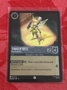 FOIL Disney Lorcana Fabled - Tinker Bell - Tiny Tactician - 189/204 FOIL