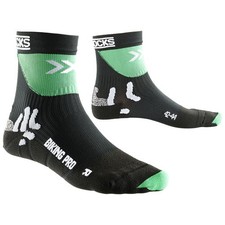X-Socks Radsocken Biking Pro X020370 B050 schwarz/grün Gr.35-38